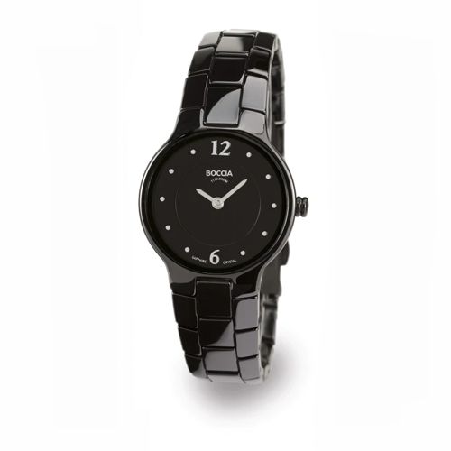 Black Ceramic Boccia Titanium Watch - 3200-02